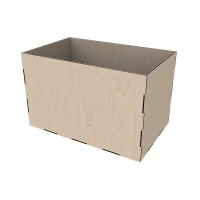 Коробка EKOSTAR з фанери 400х250х250