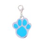 Адресник для собаки Paw Blue 26x32мм