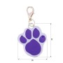 Адресник для собаки Paw Purple 26x32мм