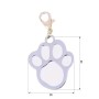 Адресник для собаки Paw White 26x32мм