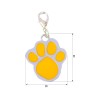 Адресник для собаки Paw Yellow 26x32мм