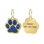 Адресник для кота Gold Paw Blue 30x29 мм