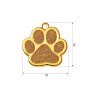 Адресник для кота Gold Paw Gold 30x29 мм