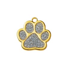 Адресник для кота Gold Paw Silver 30x29 мм