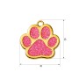 Адресник для кота Gold Paw Rose 30x29 мм