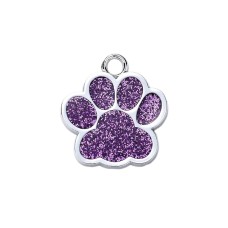 Адресник для кота Silver Paw Purple 25x27 мм