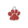 Адресник для кота Silver Paw Red 25x27 мм