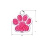 Адресник для кота Silver Paw Crimson 25x27 мм