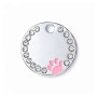 Адресник для собаки Circle Paw Rose 25х25мм