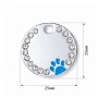 Адресник для собаки Circle Paw Blue 25х25мм