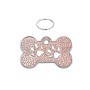 Адресник для собаки Bone Paws Rose 31х19мм