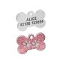 Адресник для собаки Bone Paws Rose 31х19мм