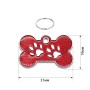 Адресник для собаки Bone Paws Red 31х19мм